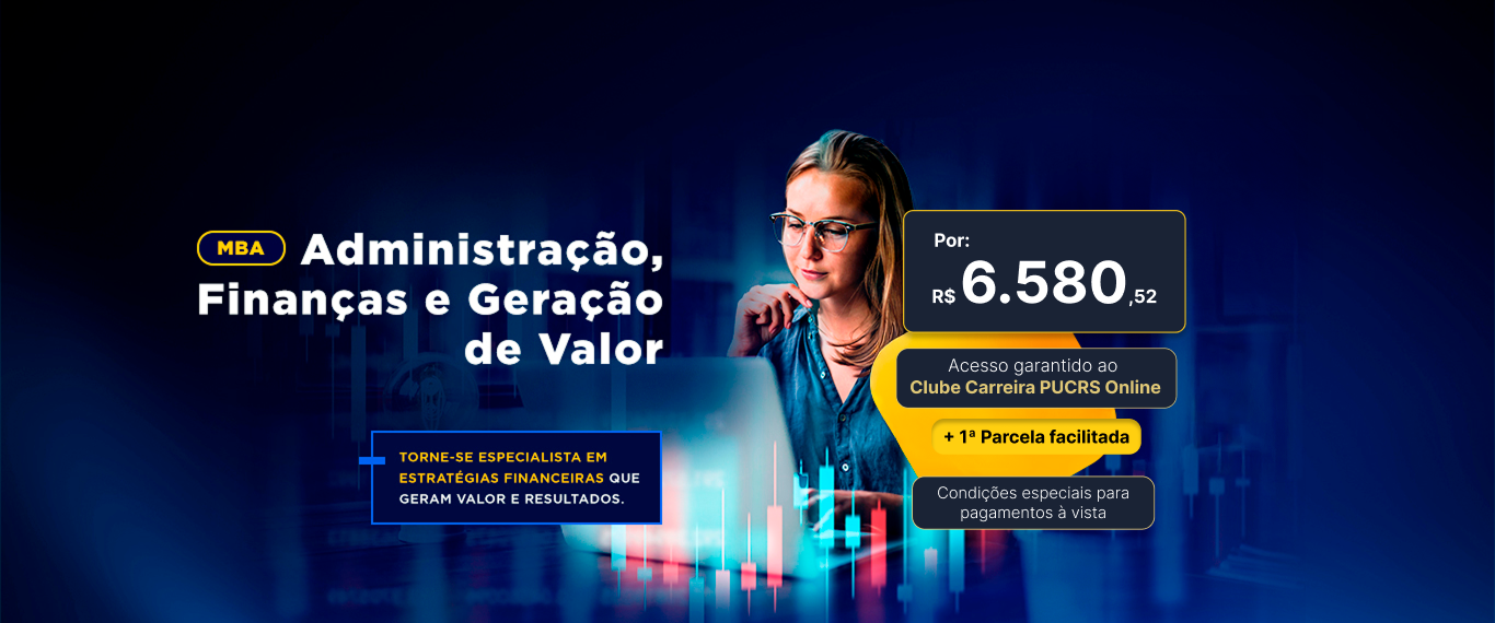 MBA em Administração, Finanças e Geração de Valor | Lançamentos