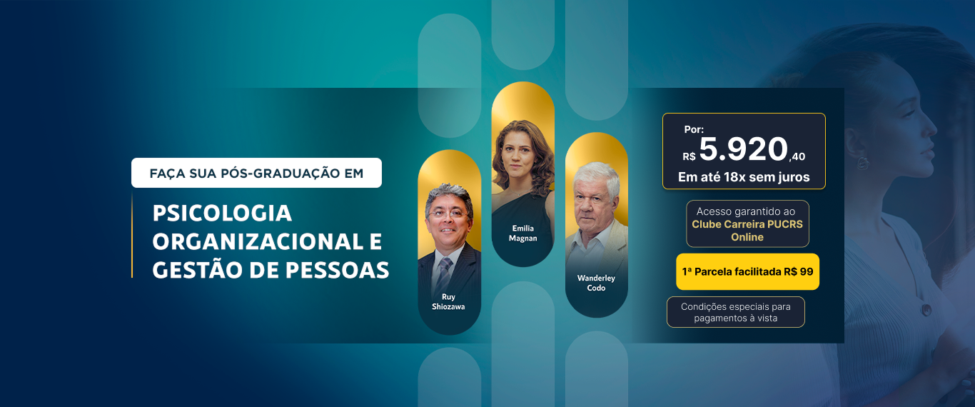 Pós-Graduação em Psicologia Organizacional e Gestão de Pessoas | Lançamentos