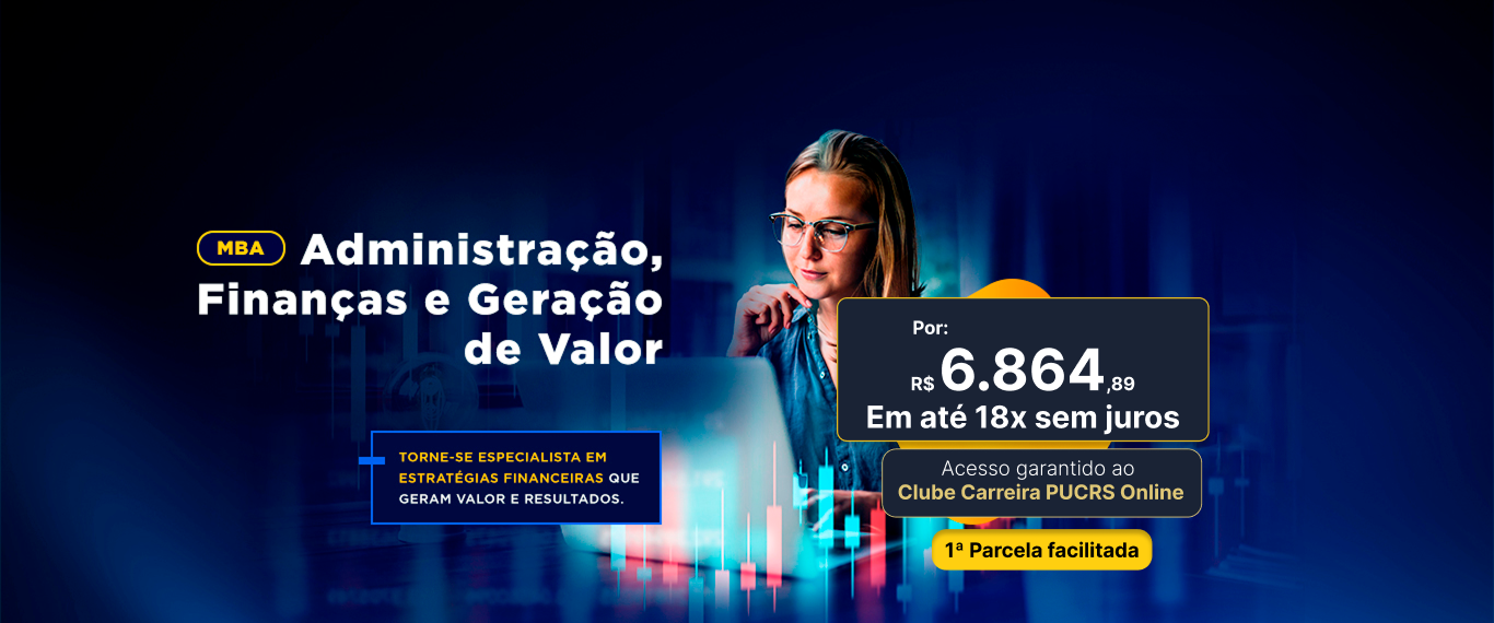 MBA em Administração, Finanças e Geração de Valor | Lançamentos