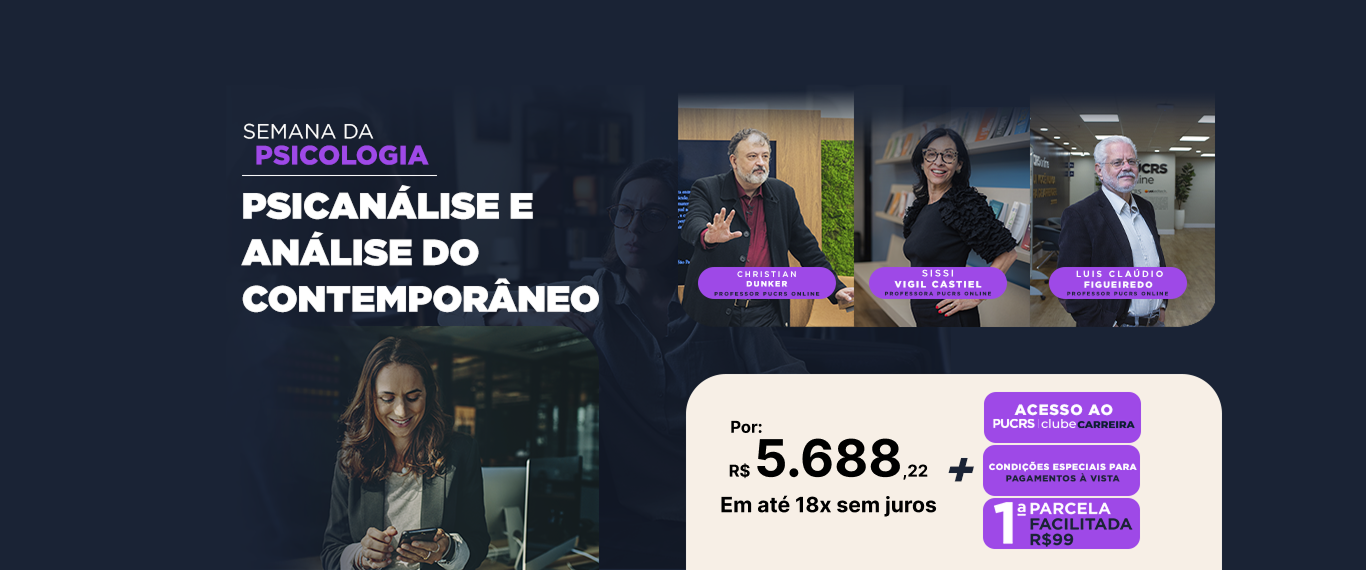 Pós-Graduação em Psicanálise e análise do contemporâneo | Edição 2025