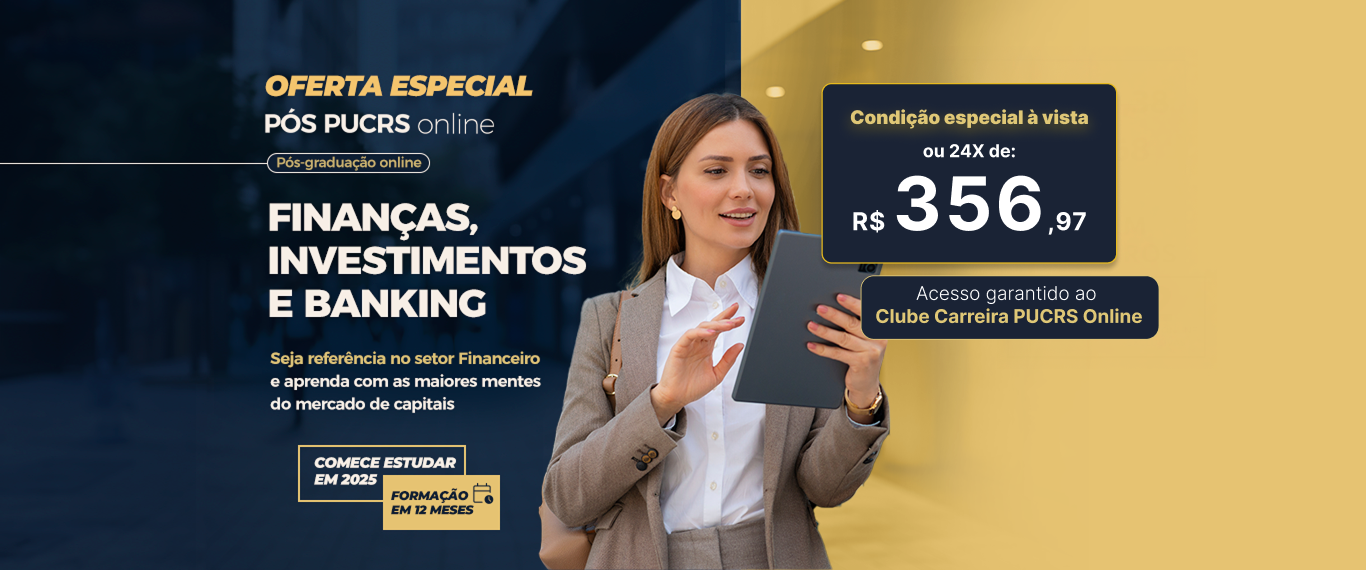 Pós-Graduação em Finanças, Investimentos e Banking | Lançamentos