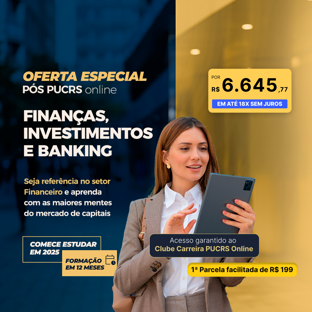 Pós-Graduação em Finanças, Investimentos e Banking | Lançamentos