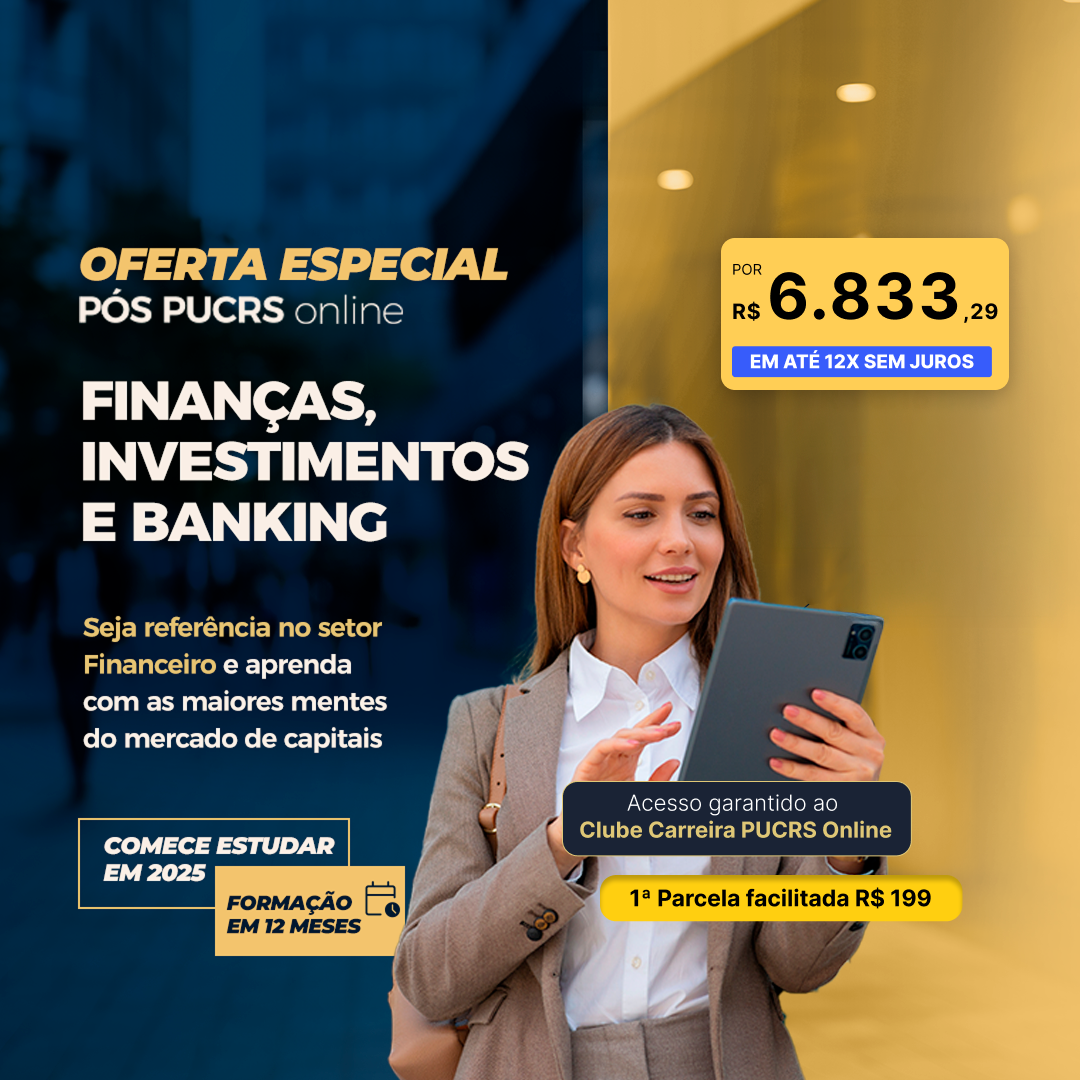 Pós-Graduação em Finanças, Investimentos e Banking | Lançamentos