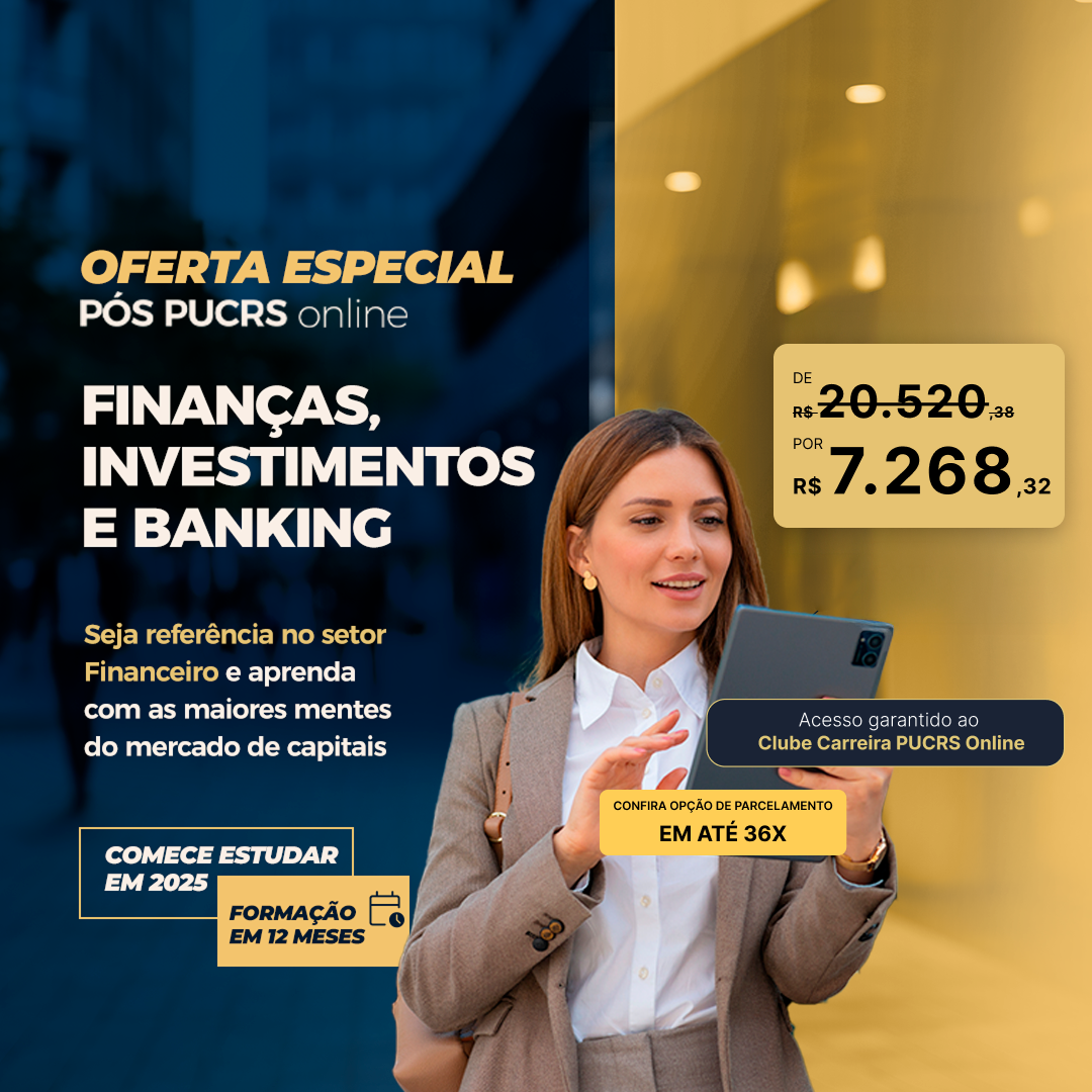 Pós-Graduação em Finanças, Investimentos e Banking | Lançamentos