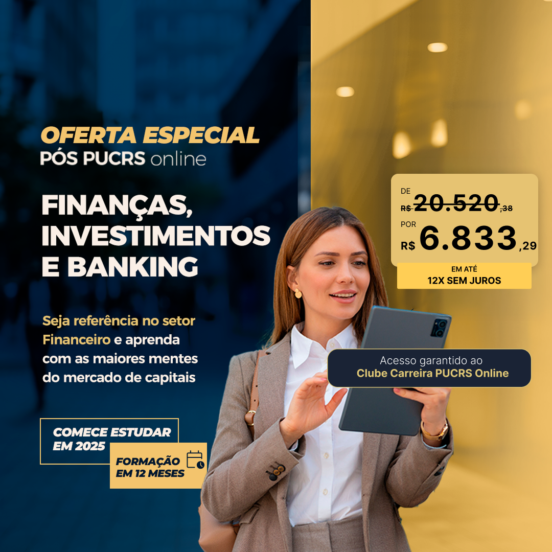 Pós-Graduação em Finanças, Investimentos e Banking | Lançamentos