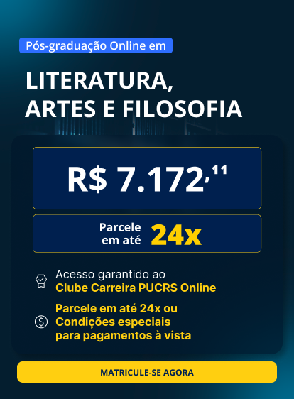 Pós-Graduação em Literatura, Artes e Filosofia