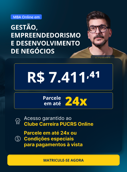 MBA em Gestão, Empreendedorismo e Desenvolvimento de Negócios