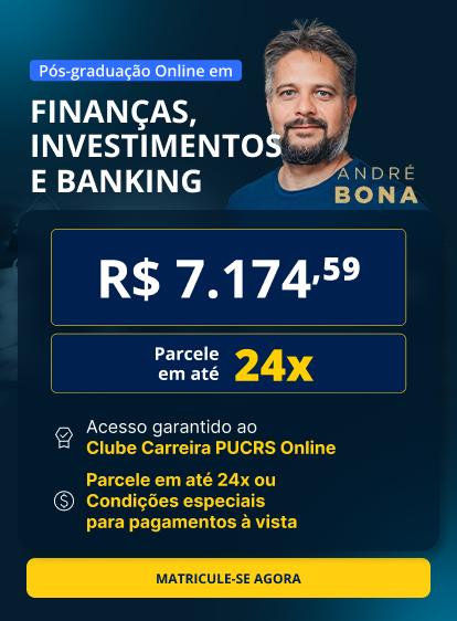 Pós-Graduação em Finanças, Investimentos e Banking | Lançamentos