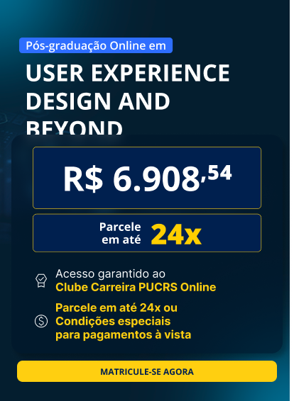 Pós-Graduação em User Experience Design and Beyond | Lançamentos
