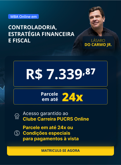 MBA em Controladoria, estratégia financeira e fiscal