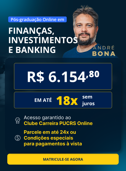 Pós-Graduação em Finanças, Investimentos e Banking | Lançamentos