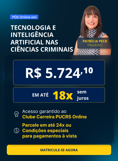Pós-Graduação em Tecnologia e Inteligência Artificial nas Ciências Criminais