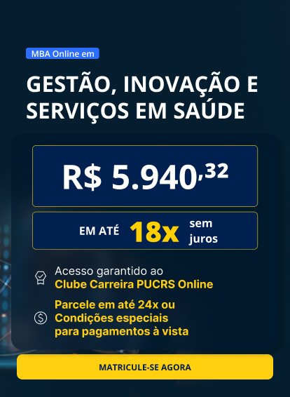 MBA em Gestão, Inovação e Serviços em Saúde