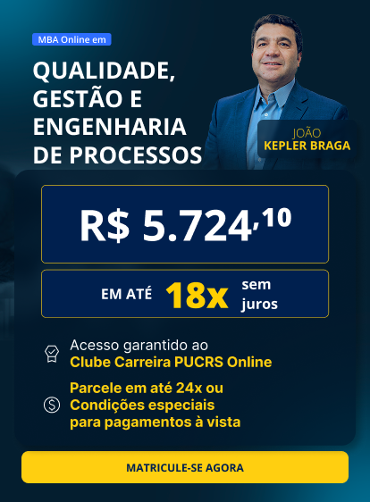 MBA em Qualidade, Gestão e Engenharia de Processos