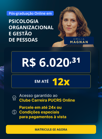 Pós-Graduação em Psicologia Organizacional e Gestão de Pessoas | Lançamentos