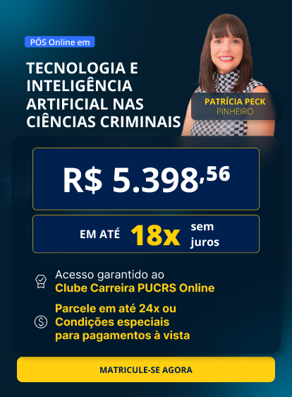 Pós-Graduação em Tecnologia e Inteligência Artificial nas Ciências Criminais