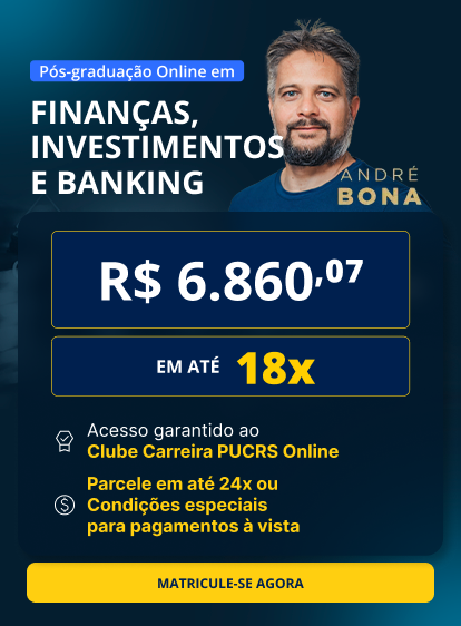Pós-Graduação em Finanças, Investimentos e Banking | Lançamentos