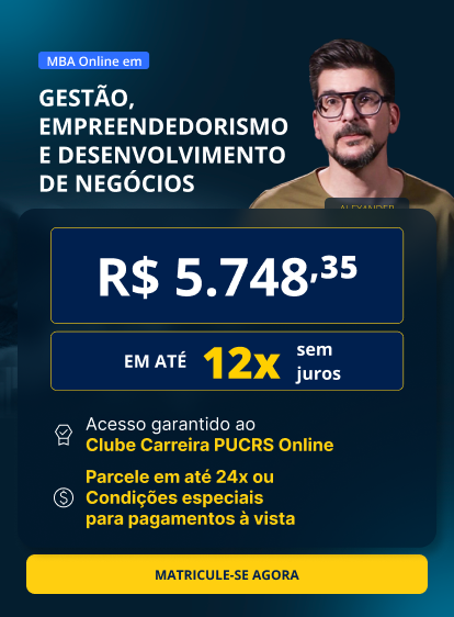 MBA em Gestão, Empreendedorismo e Desenvolvimento de Negócios