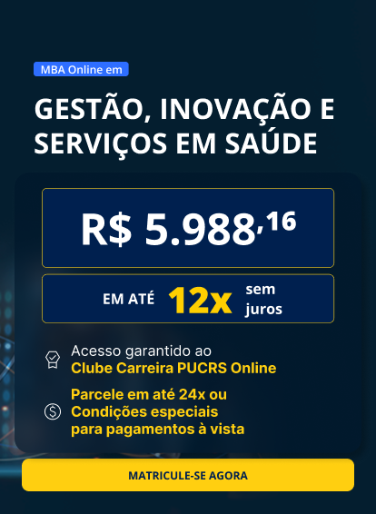 MBA em Gestão, Inovação e Serviços em Saúde