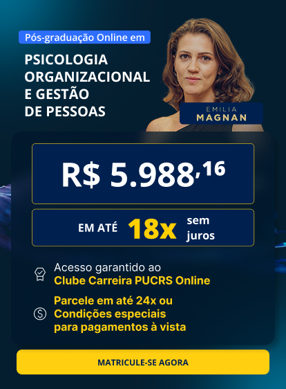 Pós-Graduação em Psicologia Organizacional e Gestão de Pessoas | Lançamentos