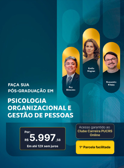 Pós-Graduação em Psicologia Organizacional e Gestão de Pessoas | Lançamentos