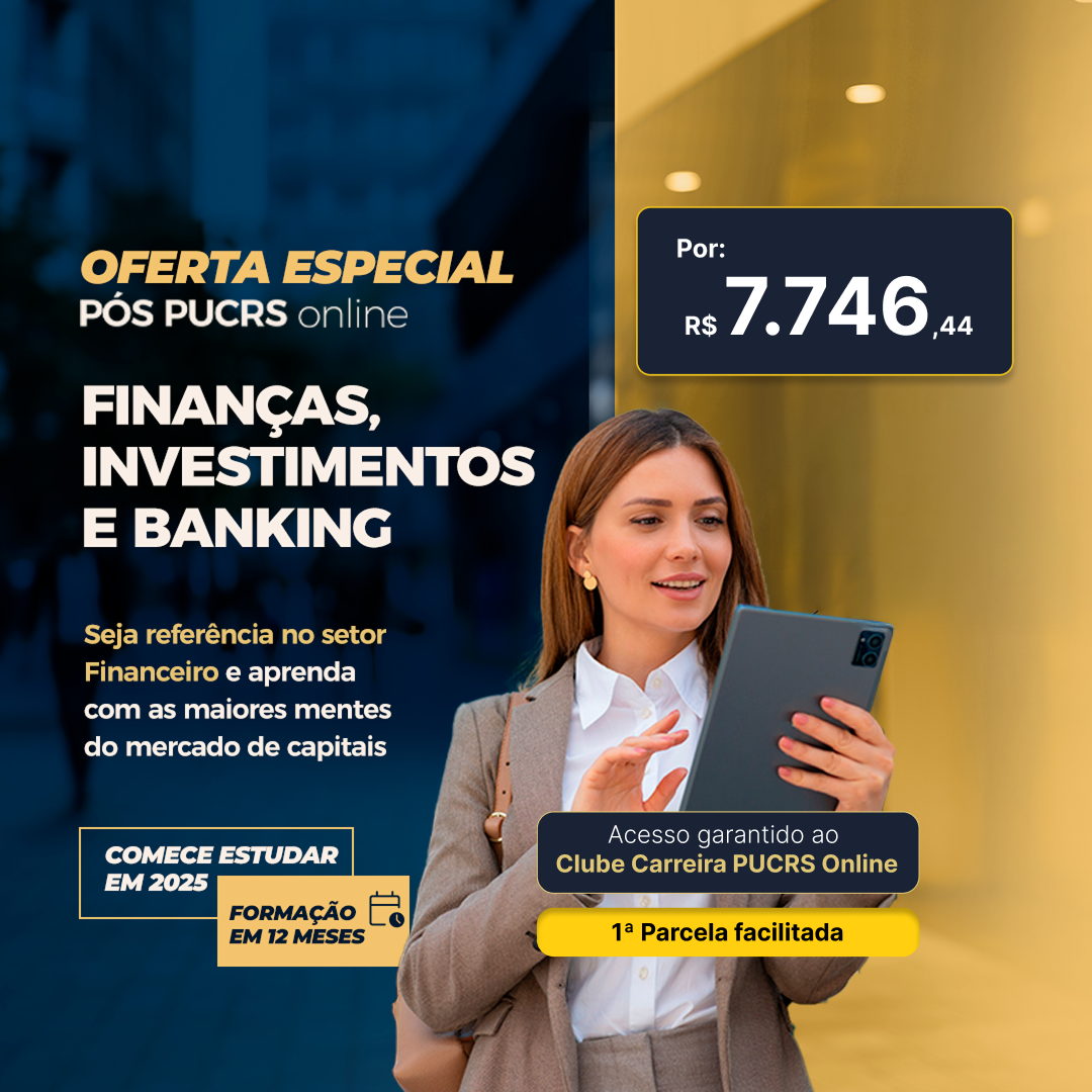 Pós-Graduação em Finanças, Investimentos e Banking | Lançamentos