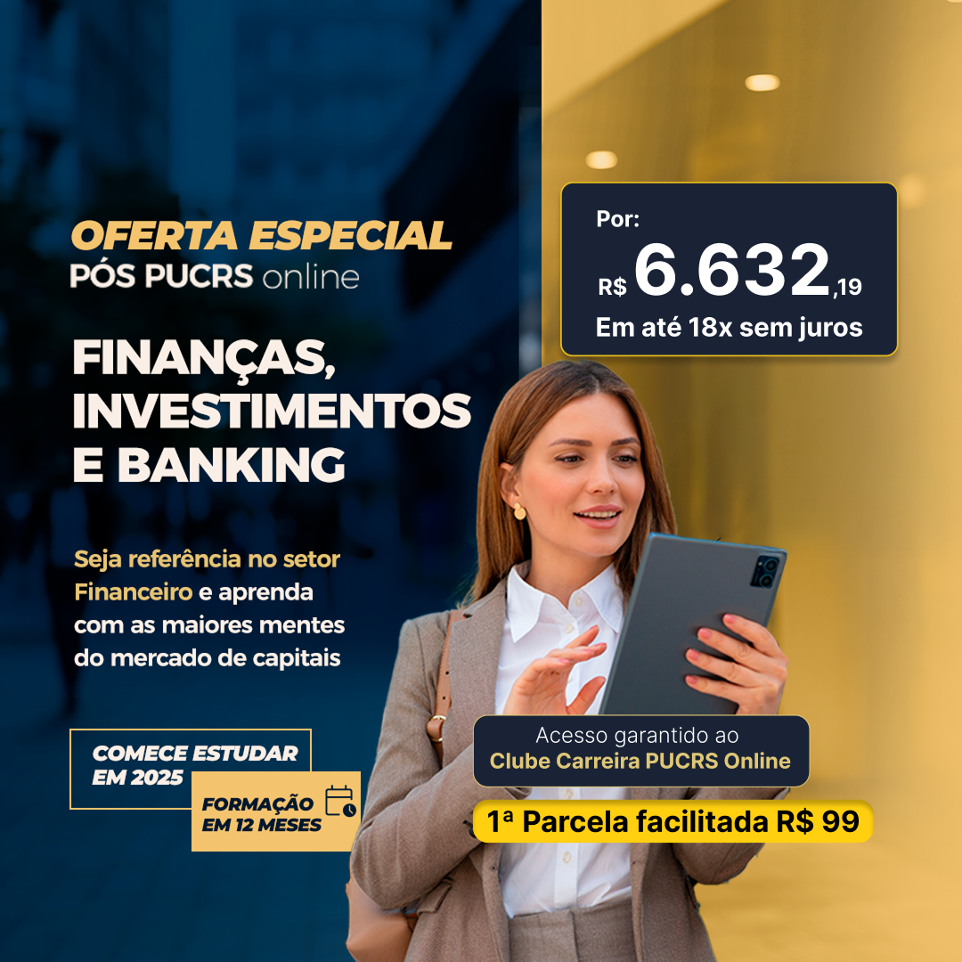 Pós-Graduação em Finanças, Investimentos e Banking | Lançamentos