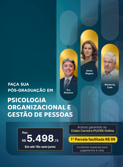 Pós-Graduação em Psicologia Organizacional e Gestão de Pessoas | Lançamentos