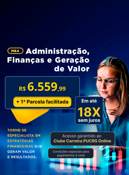 MBA em Administração, Finanças e Geração de Valor | Lançamentos