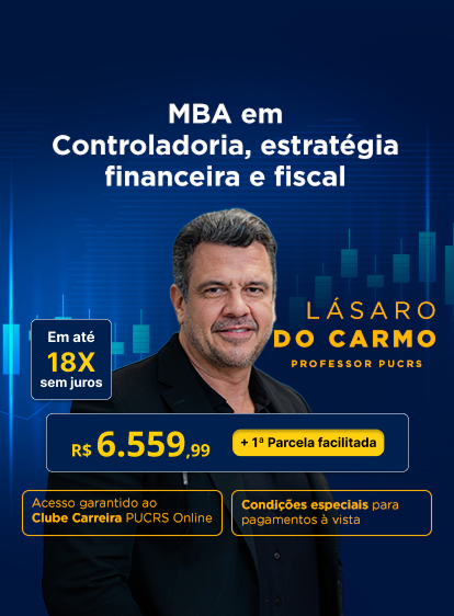 MBA em Controladoria, estratégia financeira e fiscal