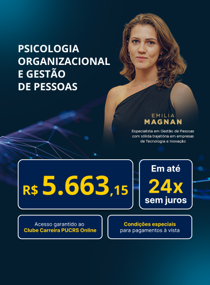 Pós-Graduação em Psicologia Organizacional e Gestão de Pessoas | Lançamentos