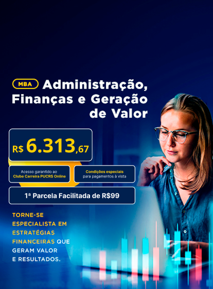MBA em Administração, Finanças e Geração de Valor | Lançamentos