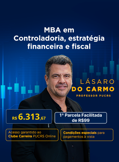MBA em Controladoria, estratégia financeira e fiscal
