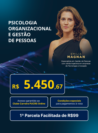Pós-Graduação em Psicologia Organizacional e Gestão de Pessoas | Lançamentos
