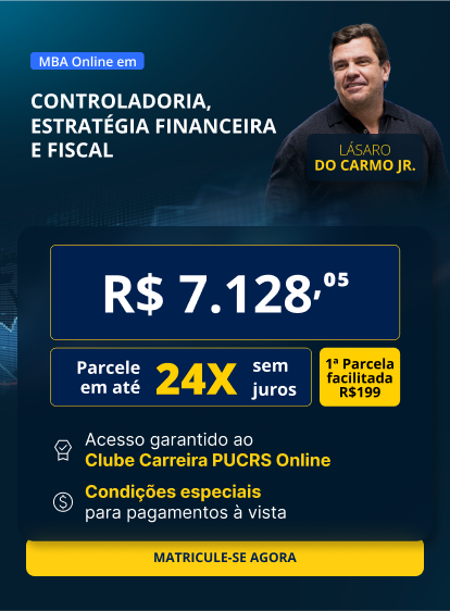 MBA em Controladoria, estratégia financeira e fiscal