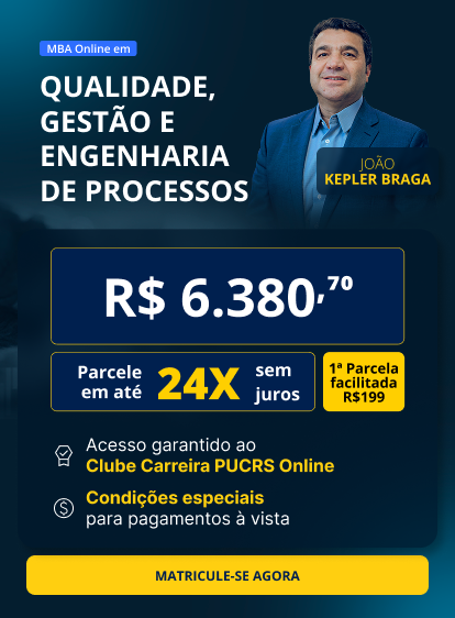 MBA em Qualidade, Gestão e Engenharia de Processos