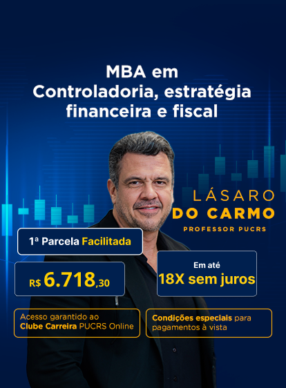 MBA em Controladoria, estratégia financeira e fiscal