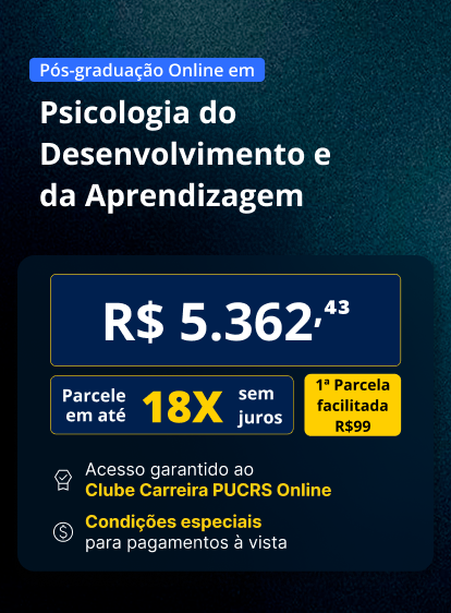 Pós-Graduação em Psicologia do Desenvolvimento e da Aprendizagem