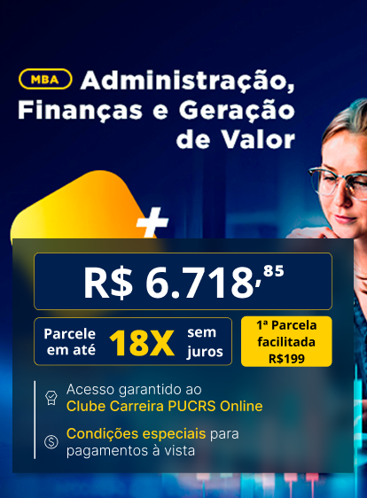 MBA em Administração, Finanças e Geração de Valor | Lançamentos
