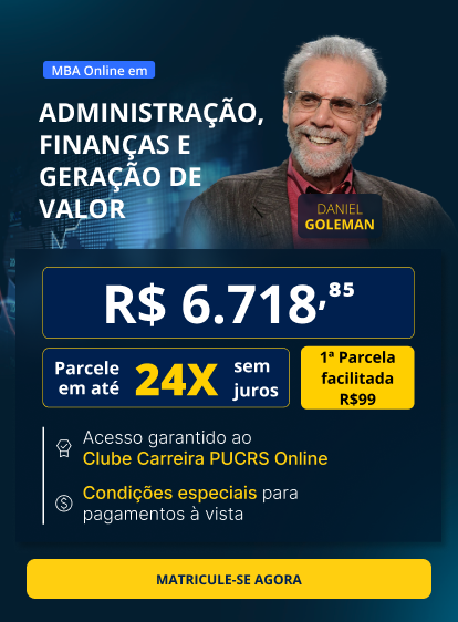 MBA em Administração, Finanças e Geração de Valor | Lançamentos