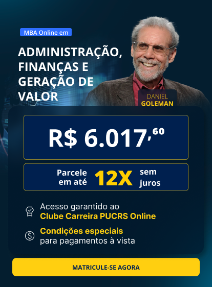 MBA em Administração, Finanças e Geração de Valor | Lançamentos
