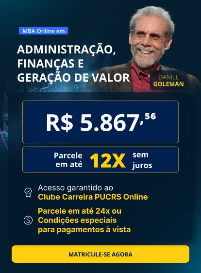 MBA em Administração, Finanças e Geração de Valor | Lançamentos