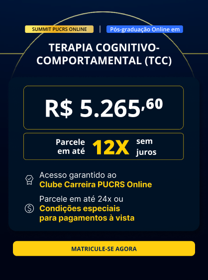 Pós-Graduação em Terapia Cognitivo-Comportamental | Edição 2025