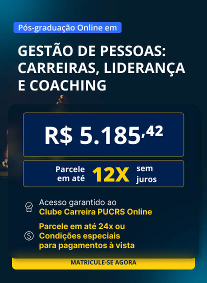 Pós-Graduação em Gestão de Pessoas: Carreiras, Liderança e Coaching | Lançamentos