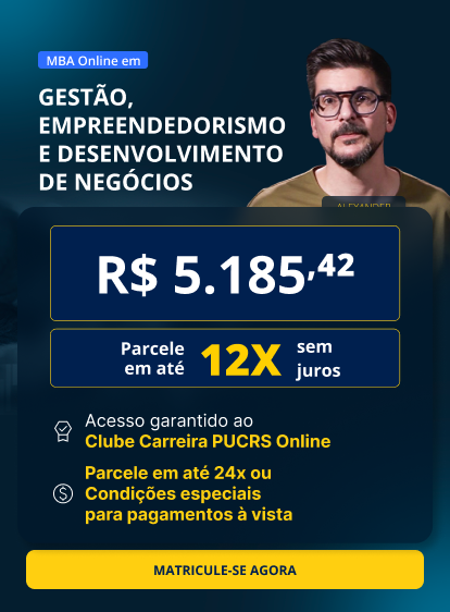 MBA em Gestão, Empreendedorismo e Desenvolvimento de Negócios
