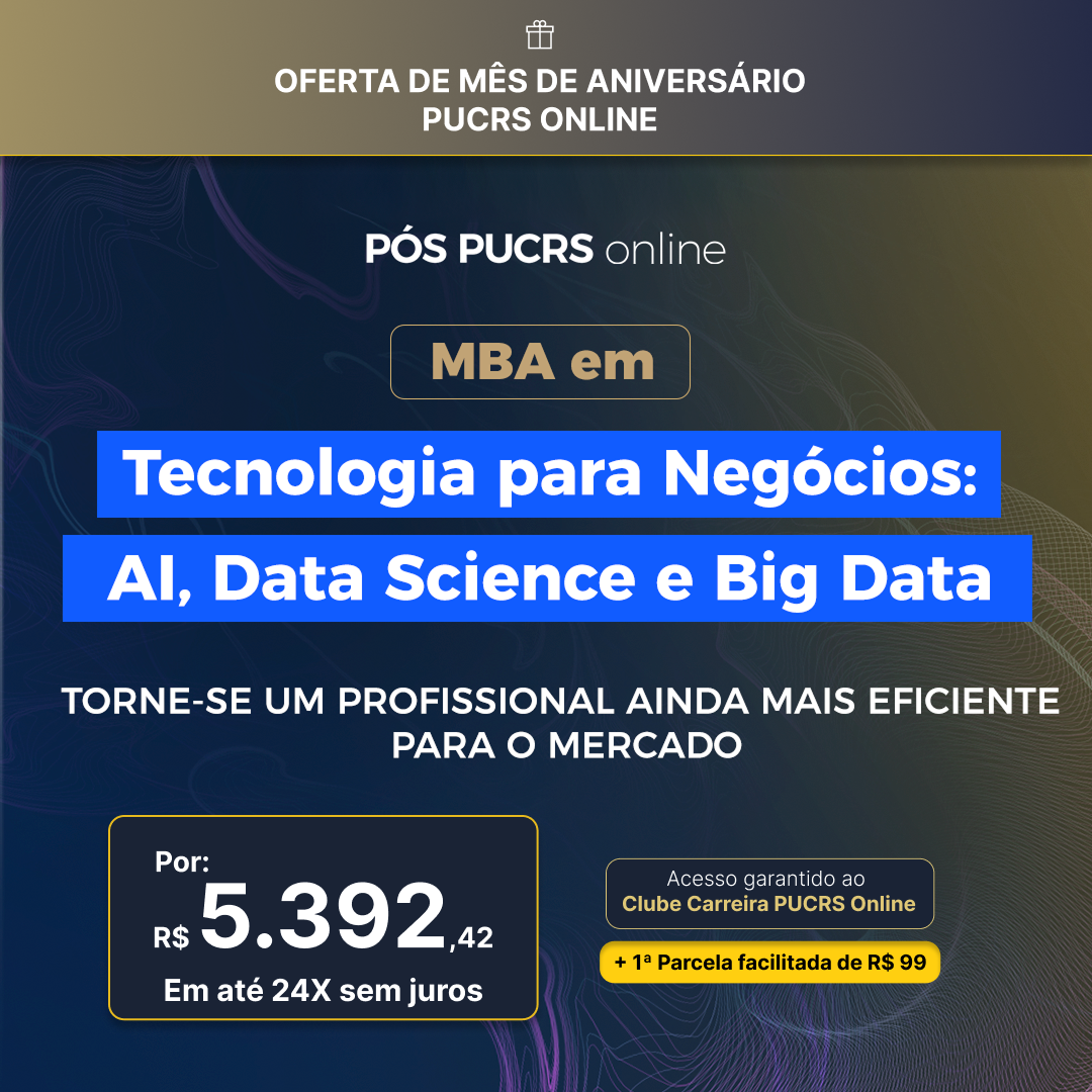MBA em Tecnologia para Negócios: AI, Data Science e Big Data