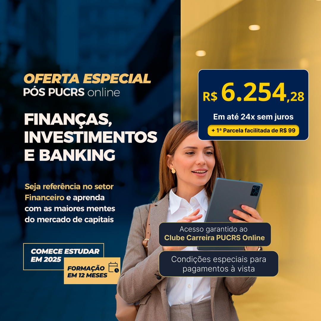 Pós-Graduação em Finanças, Investimentos e Banking | Lançamentos