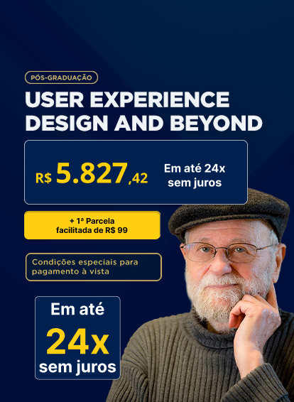 Pós-Graduação em User Experience Design and Beyond | Lançamentos