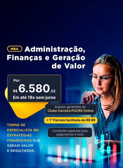 MBA em Administração, Finanças e Geração de Valor | Lançamentos