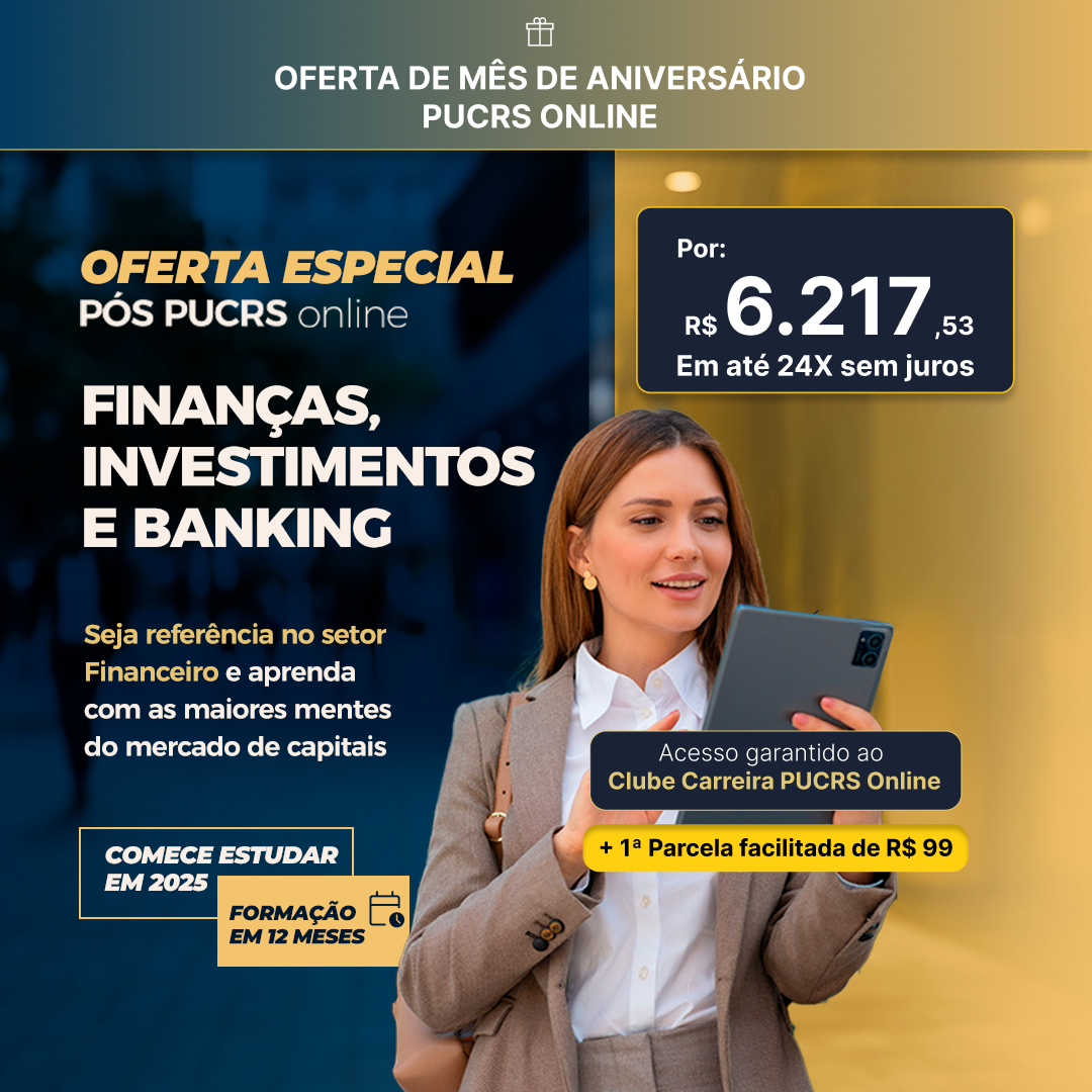 Pós-Graduação em Finanças, Investimentos e Banking | Lançamentos